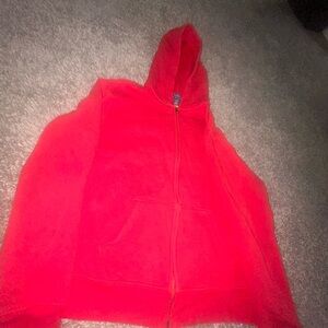Polo by Ralph Lauren Bright Red Zip-Up Hoodie
